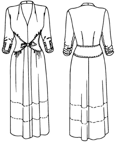 Folkwear Pattern #233 - 1930-1940 Glamour Girl Dress | Harts Fabric