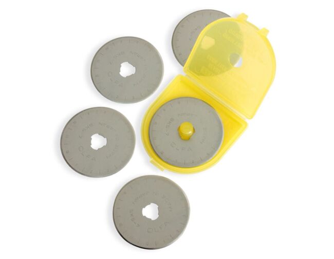 Five Pack 45mm Rotary Blade Cutter Trimmer Replacement Blades