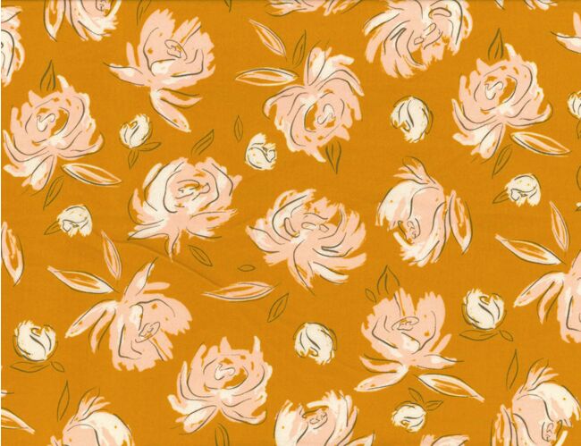 Bed Of Roses Flannel Amber