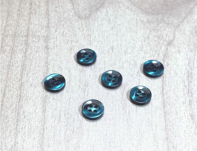 Harts Fine Buttons Teal 11mm