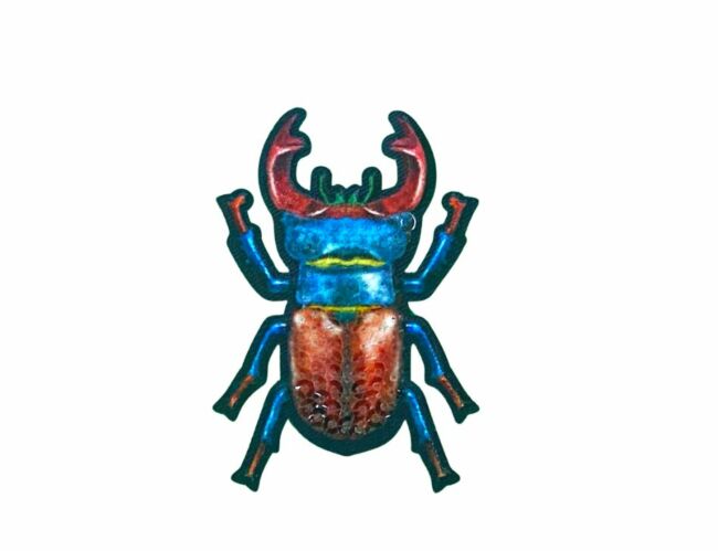 Horn Beetle Applique Patch