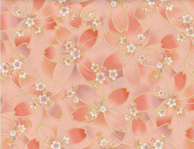 Sakura Spread Peach Metallic