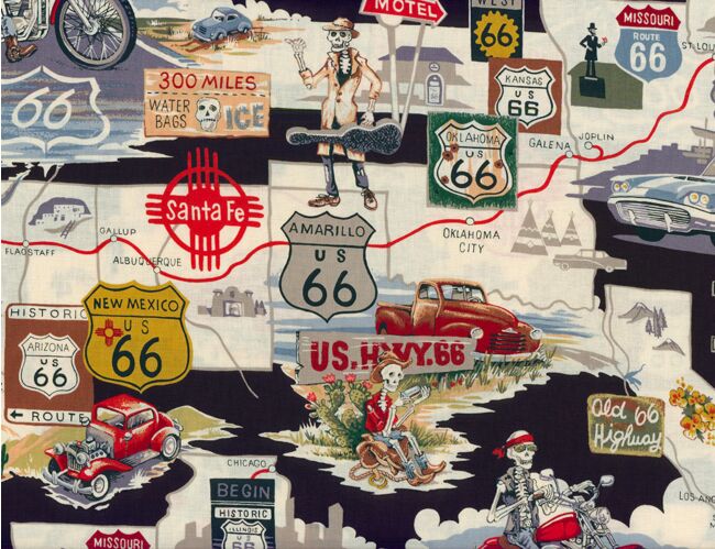 Memories Of Route 66 Black