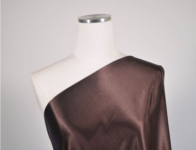 Satin Solid Brown