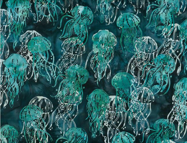 Jellyfish Batik Deep
