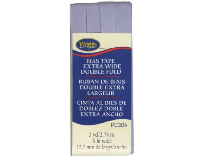 Wrights Extra Wide Double Fold Bias Tape 1/2" Lavender
