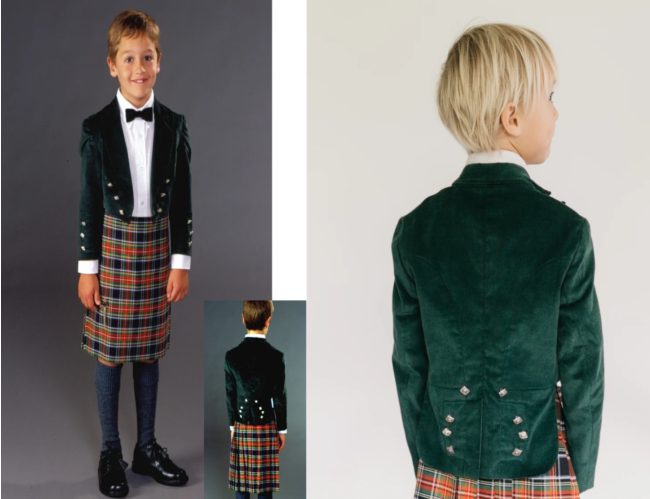Folkwear Child's Scottish Kilt and Jacket Sewing Pattern #154