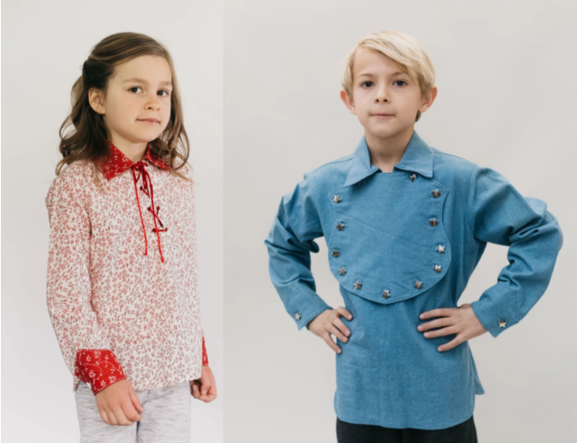 Folkwear Child's Frontier Shirt Sewing Pattern