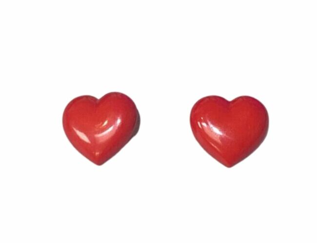 Red Heart Buttons 20mm