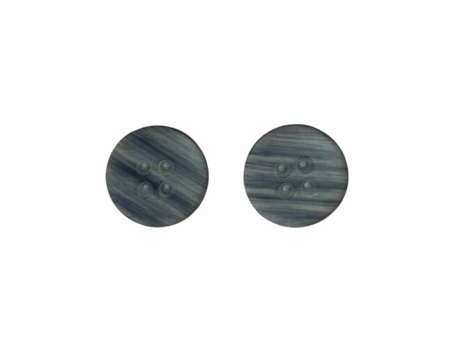 Striped 4-Hole Button Slate 23mm