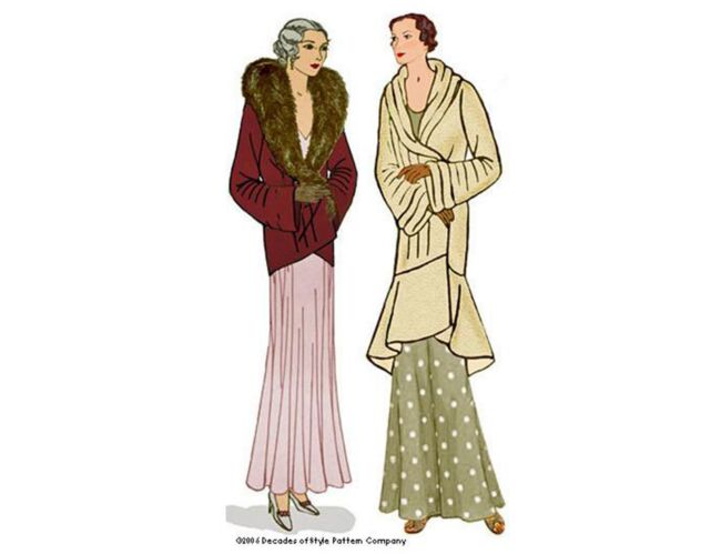 Decades of Style 1931 Parisienne Coat #3101