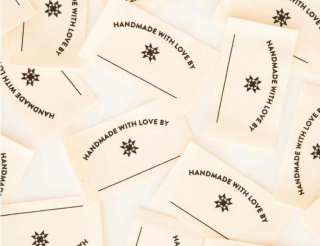 Handmade With Love By.... Labels