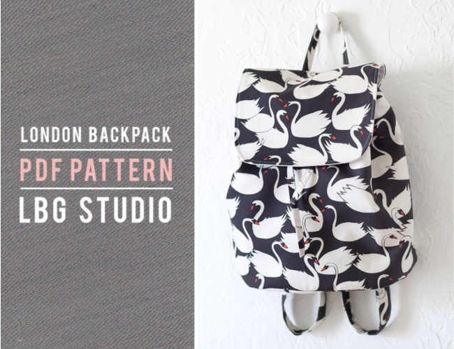 LBG Studio London Backpack PDF Pattern