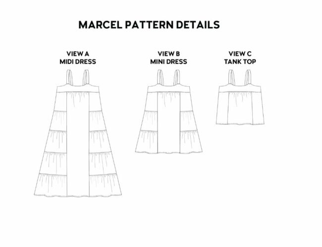 Chalk & Notch Marcel Dress & Tank | Harts Fabric