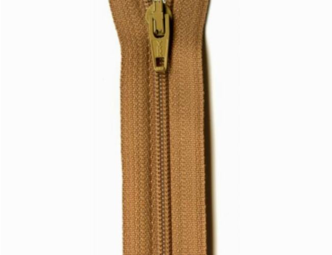 YKK Bronze Coil Zipper 22"