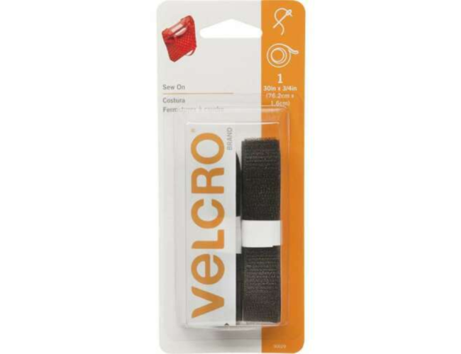 Velcro Sew On Fastener Black