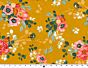 Porch Swing Floral Mustard
