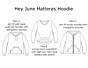 Hey June Junior Hatteras Hoodie PDF Pattern