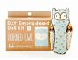 Horned Owl Embroidered Doll Kit