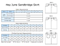 Hey June Sandbridge Skirt PDF Pattern