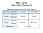 Hey June Sheridan Sweater & Dress PDF Pattern