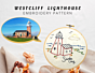 Santa Cruz Westcliff Lighthouse Embroidery PDF Pattern