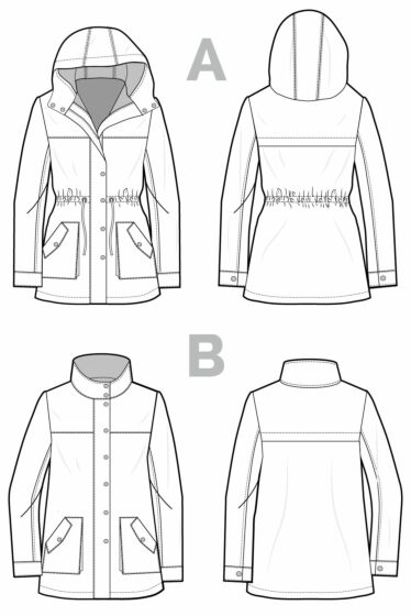 Closet Core Kelly Anorak Jacket Pattern | Harts Fabric
