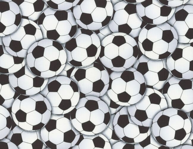 Packed Soccer Balls White