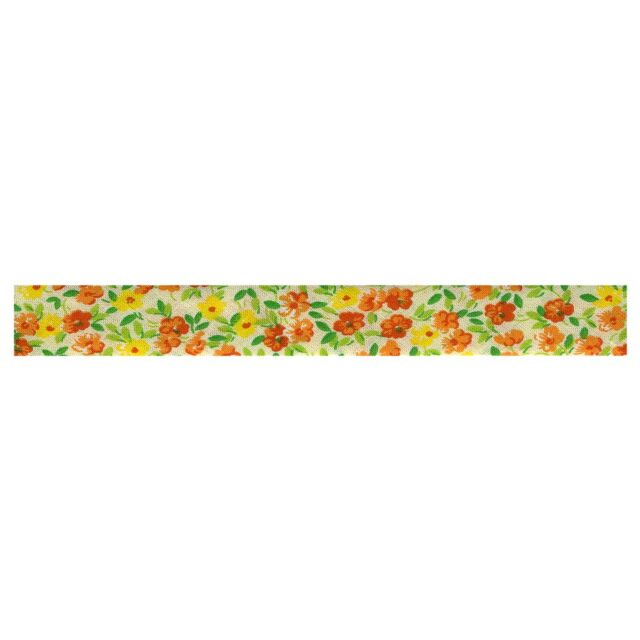 Floral Bias Tape Yellow & Red