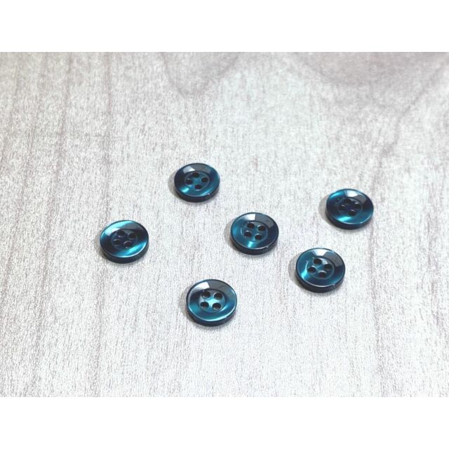 Harts Fine Buttons Teal 11mm