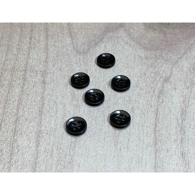 Harts Fine Buttons Black 11mm