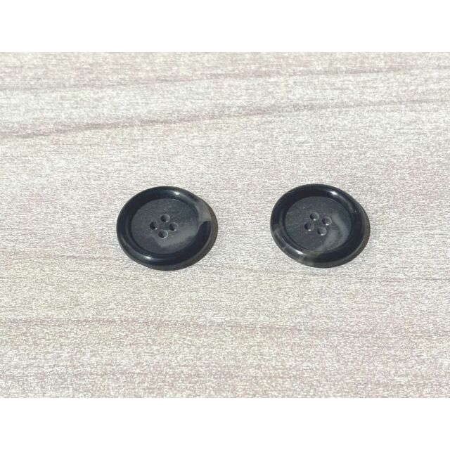 Black Marbled Suit Buttons 19mm