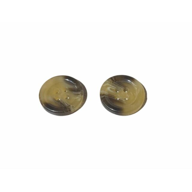 Tan and Brown Marbled Suit Buttons 19mm