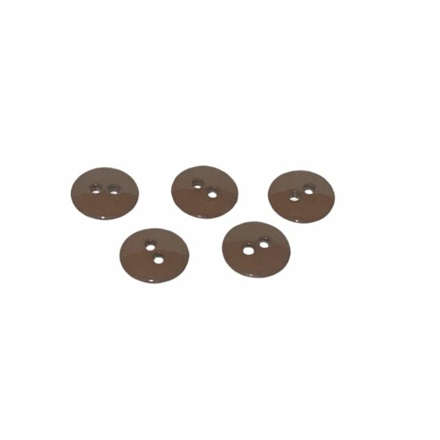 Brown Buttons 16mm