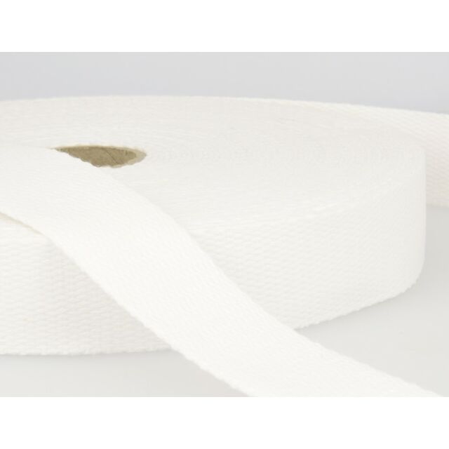 Cotton Webbing 1.5" White