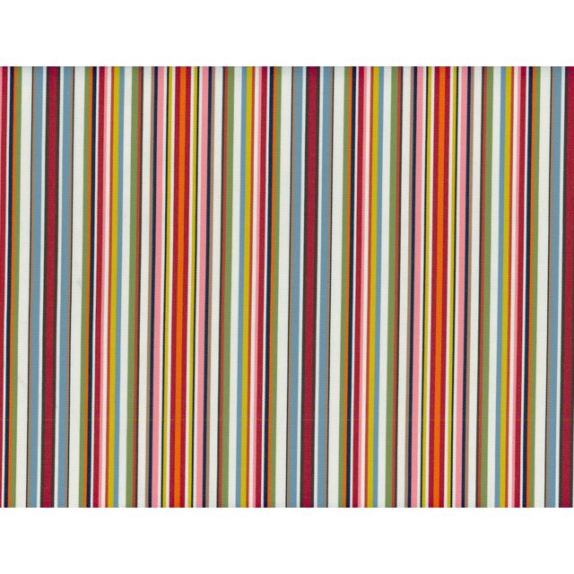 Rainbow Stripe Cotton Poly Canvas