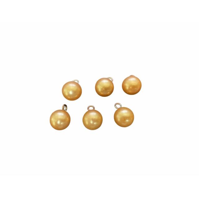 Italian Gold Ball Buttons 10mm