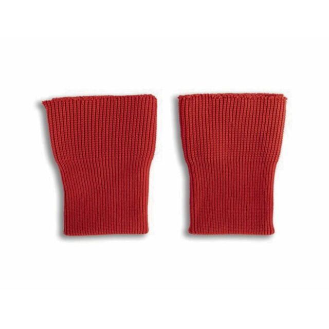 Knit Cuff Pair Red