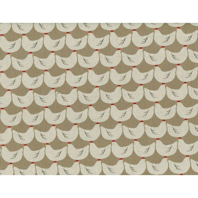 Sevenberry Clucks In A Row Canvas Grey