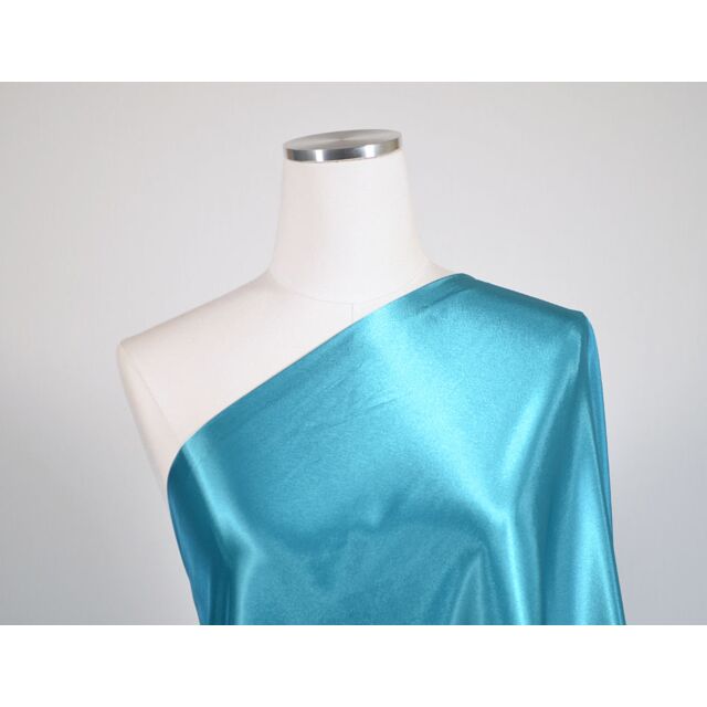 Satin Solid Turquoise