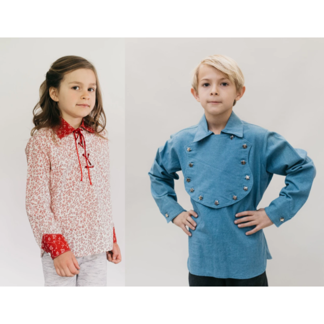 Folkwear Child's Frontier Shirt Sewing Pattern