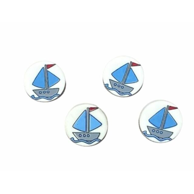 Sailboat Shank Buttons 14mm