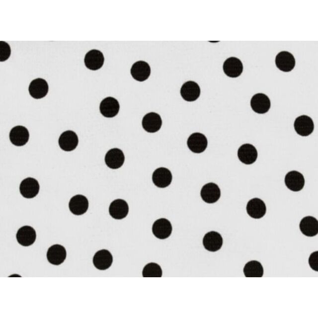 Dots Oilcloth Black and White