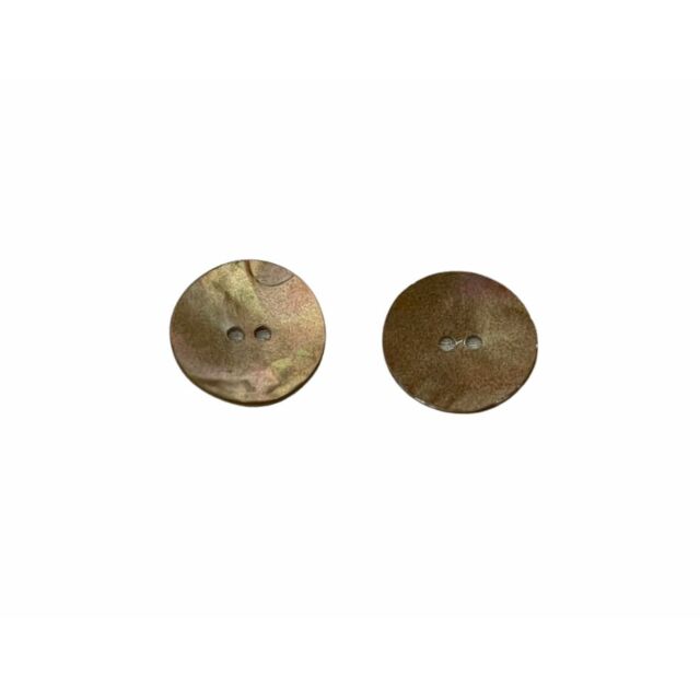 Natural Shell Buttons Smoke Pearl 23mm