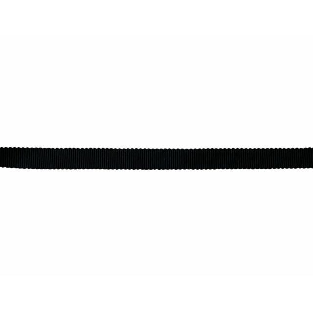 Grosgrain Ribbon Black 3/8"