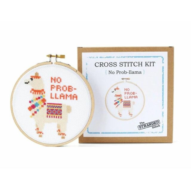 Stranded Stitch No Prob-llama Cross Stitch Kit