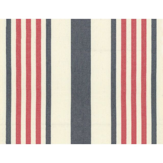 Wonder Stripes Toweling Blue & Red