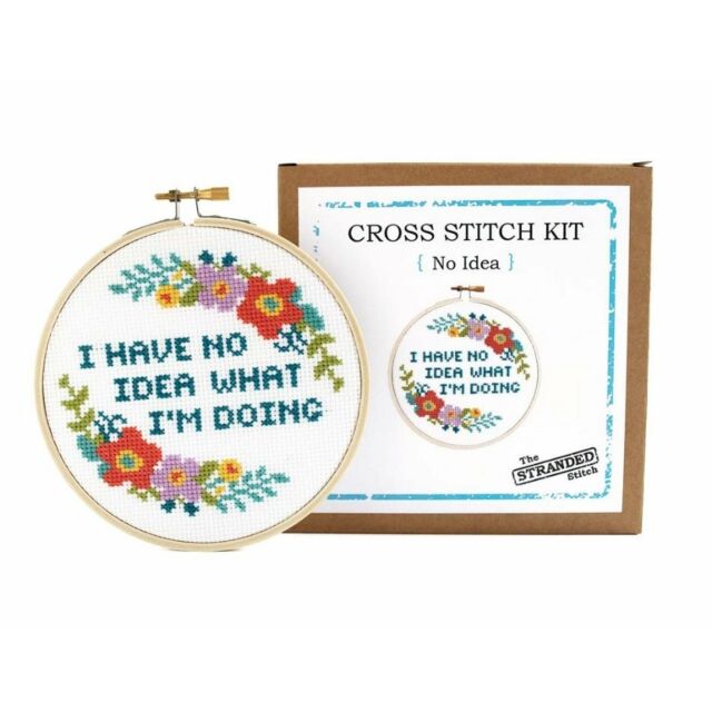Stranded Stitch No Idea Cross Stitch Kit