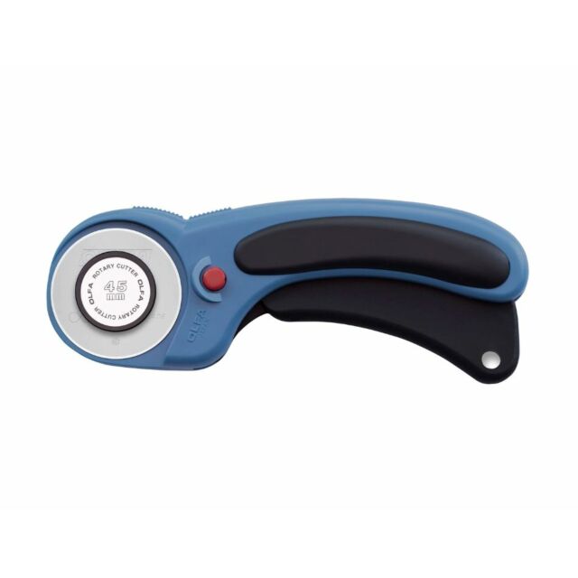 OLFA Delux 45mm Rotary Blade Cutter Trimmer Blue