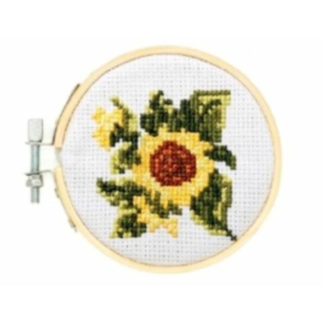 Mini Sunflower Cross Stitch Kit